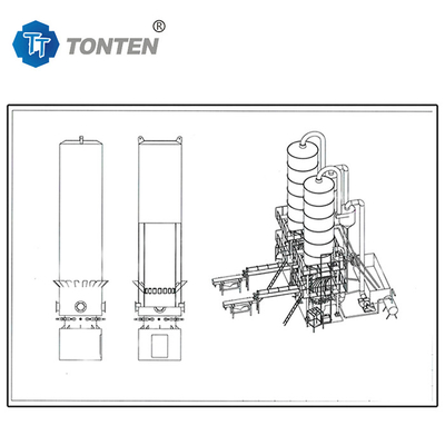 工業用ガラスクラッシャー機械生産ライン 6-25t 1 セット