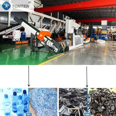 OEM プラスチック廃棄物リサイクルプラント PP PEフィルム Ldpe洗浄プラント クラッシャーライン