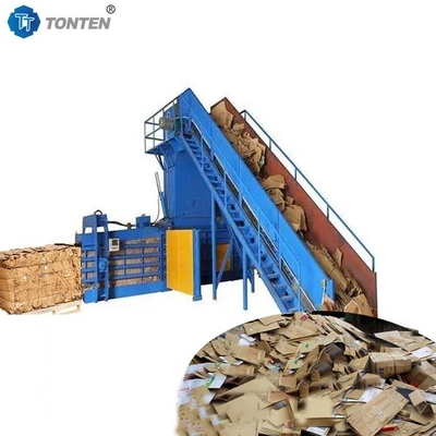 プラスチックの廃棄物 水力廃棄物バレー機 水平バレープレス