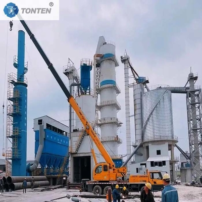 パーソナライズド セメント 石灰 垂直 軸 kiln 活性 石灰 kiln 生産ライン