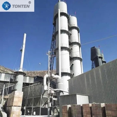 パーソナライズド セメント 石灰 垂直 軸 kiln 活性 石灰 kiln 生産ライン