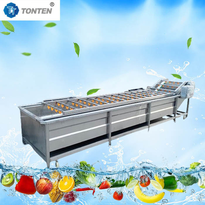 バナナ・フルーツ洗浄用空気泡食品洗浄機 6kw 380v