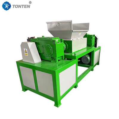 トンテン 工場価格 ダブルシャフト シャッター 廃棄物 本 紙 プラスチック リサイクル
