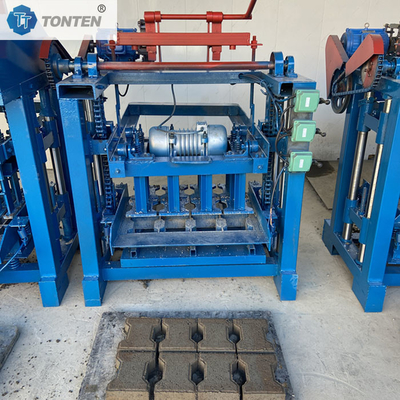 道路のレンガを作る機械 半自動 コンクリートブロック 鋳造機械