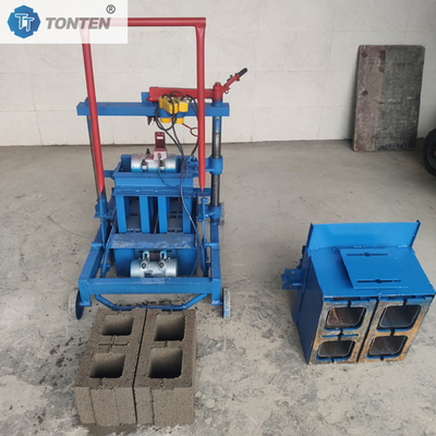レンガ製造機械 移動型粘土 レンガブロック製造機械