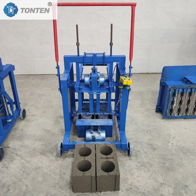 小型ポータブルブロック鋳造機 模造機 1 型 5 孔状のレンガを作る機械