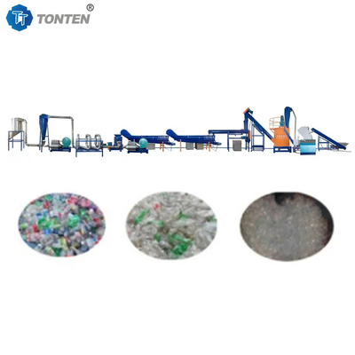 廃棄物プラスチックリサイクルプラント Hdpe 柔らかいプラスチックリサイクルマシン