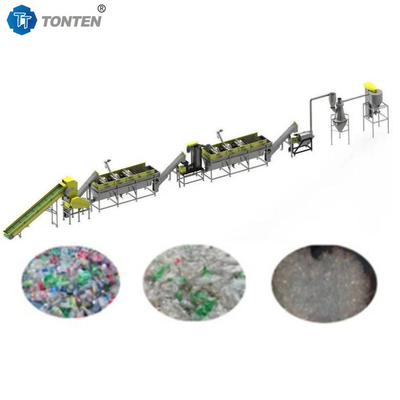 プラスチックのPETボトルリサイクルプラント プラスチックのラベルを取り除く機械