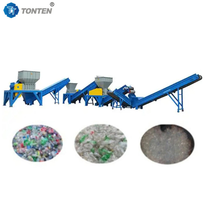 廃棄物 プラスチックボトル リサイクル 機械 PP PET 熱洗浄 粉砕 工場