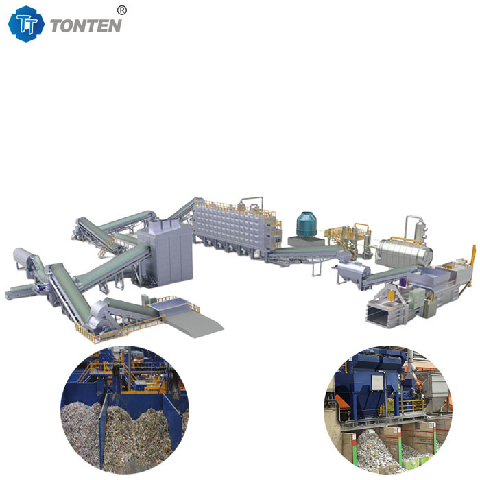 古い有機廃棄物分類工場 固体廃棄物分類ライン OEM
