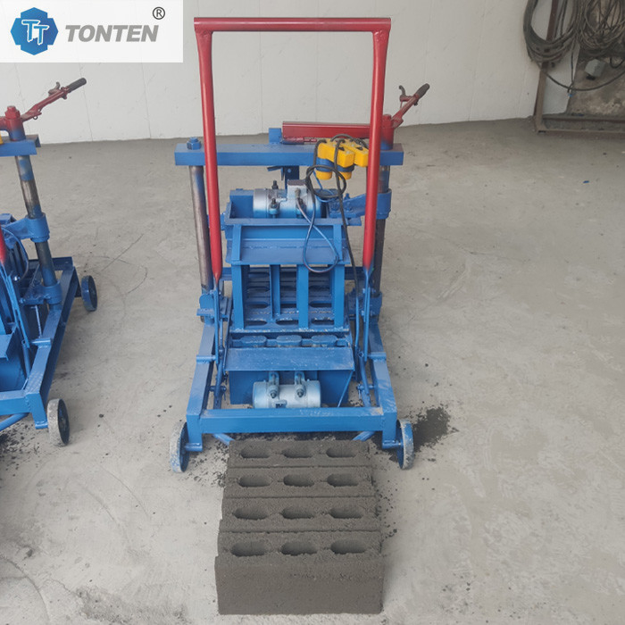 直接押すタイプ 小型レンガ製造機 高効率のブロック模造 ひとつの模造に2つのレンガ