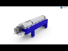 泥を脱水する遠心機