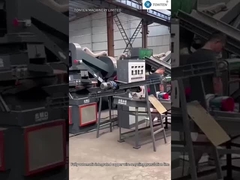 電気スクラップ銅線リサイクルマシン 銅線粒化ライン